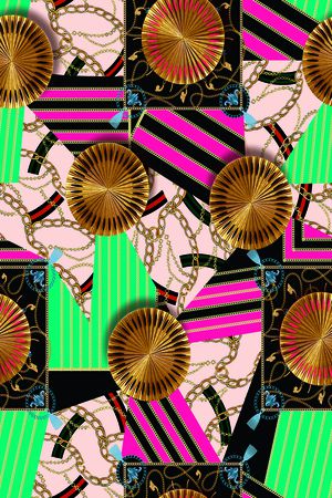 几何印花华亿平台图片