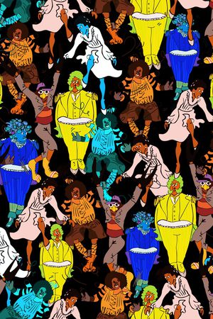 卡通印花华亿平台图片