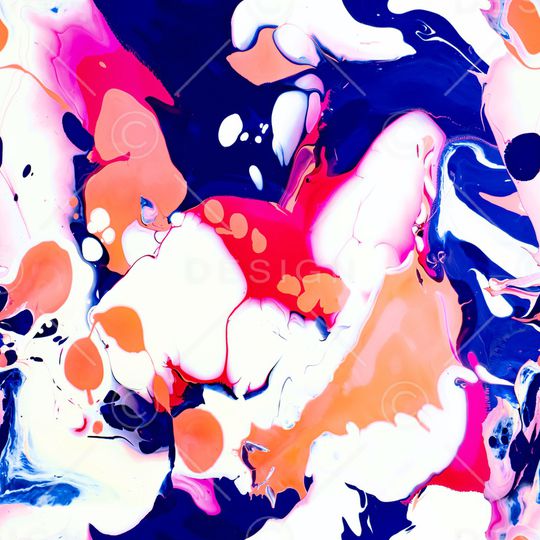 抽象绘画印花华亿平台图片