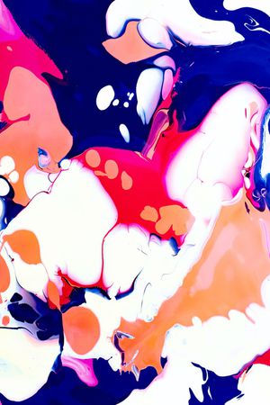 抽象绘画印花华亿平台图片