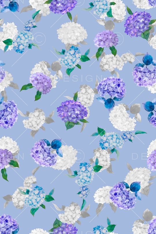 清爽底花卉印花华亿平台图片