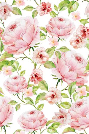 清爽底花卉印花华亿平台图片