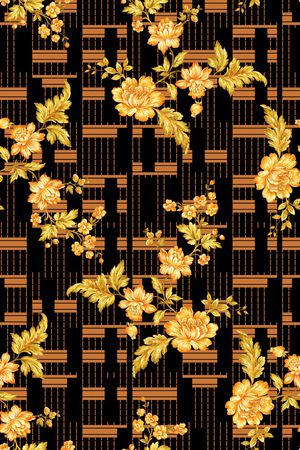 几何印花华亿平台图片