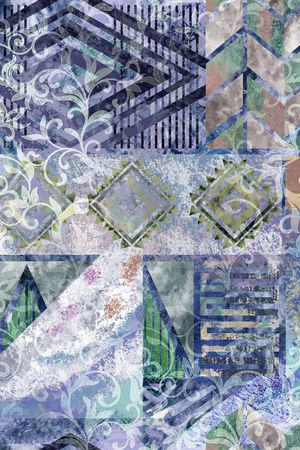 几何印花华亿平台图片