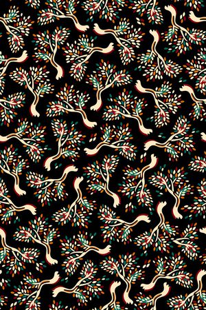 绿植树叶印花华亿平台图片