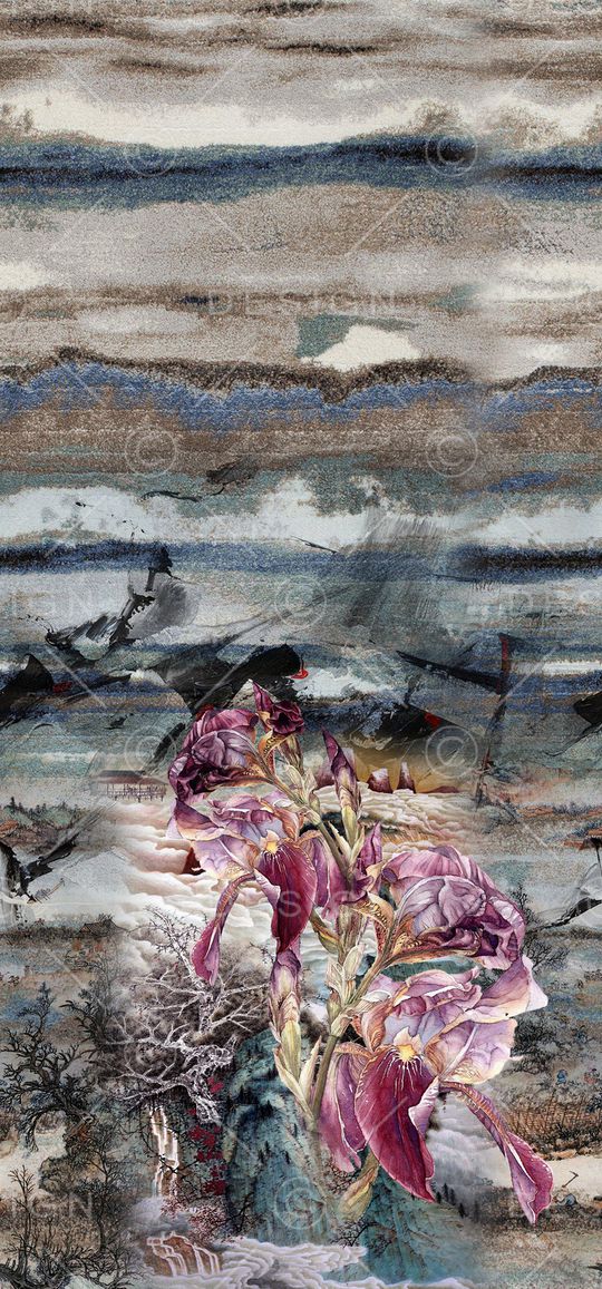 手绘印花华亿平台图片