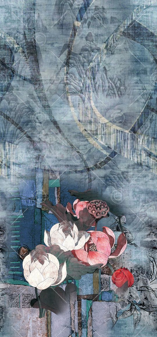 手绘印花华亿平台图片