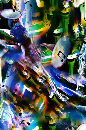 留声机印花华亿平台图片