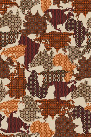 几何印花华亿平台图片