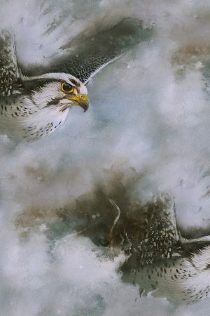 蓝色印花华亿平台图片