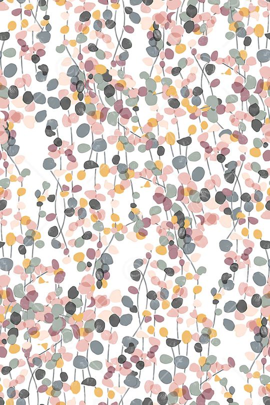 绿植树叶印花华亿平台图片