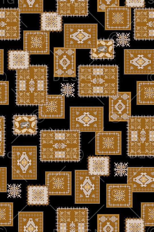 几何印花华亿平台图片