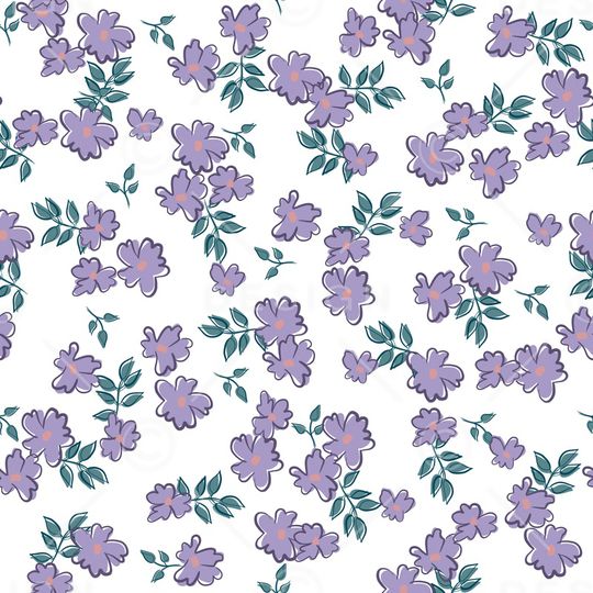 黑底花卉印花华亿平台图片