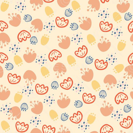 彩底花卉印花华亿平台图片