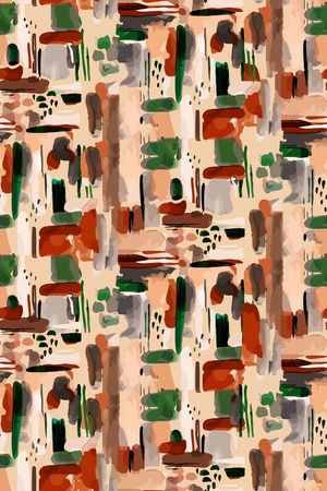 笔触印花华亿平台图片