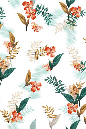 连衣裙印花华亿平台图片