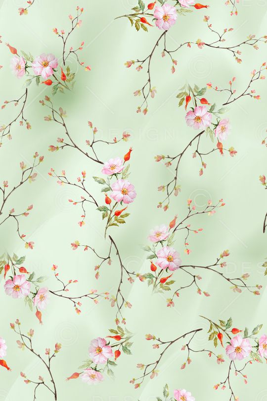 绿植树叶印花华亿平台图片