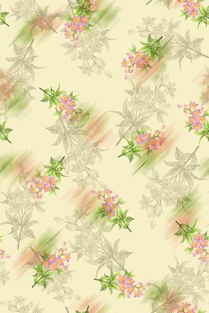 绿植树叶印花华亿平台图片