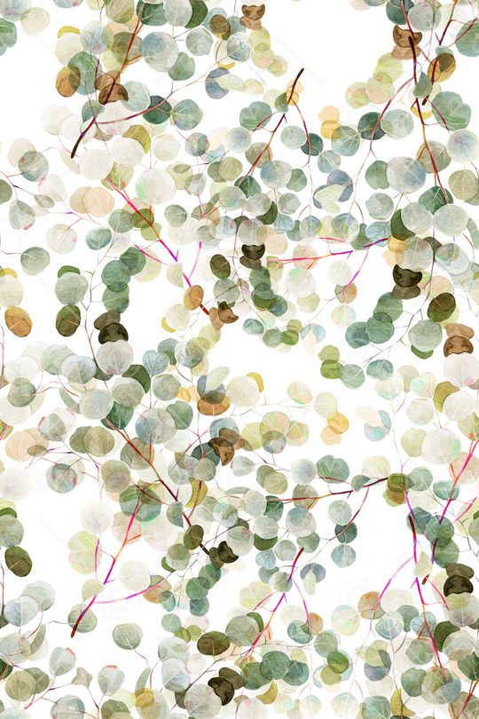 绿植树叶印花华亿平台图片