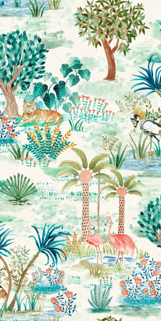 动物花卉印花华亿平台图片