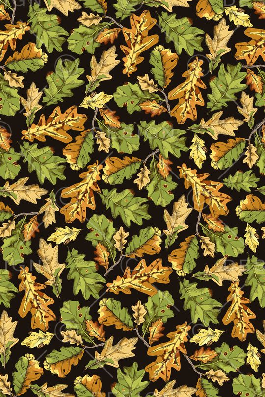 绿植树叶印花华亿平台图片