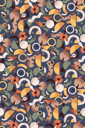 几何印花华亿平台图片