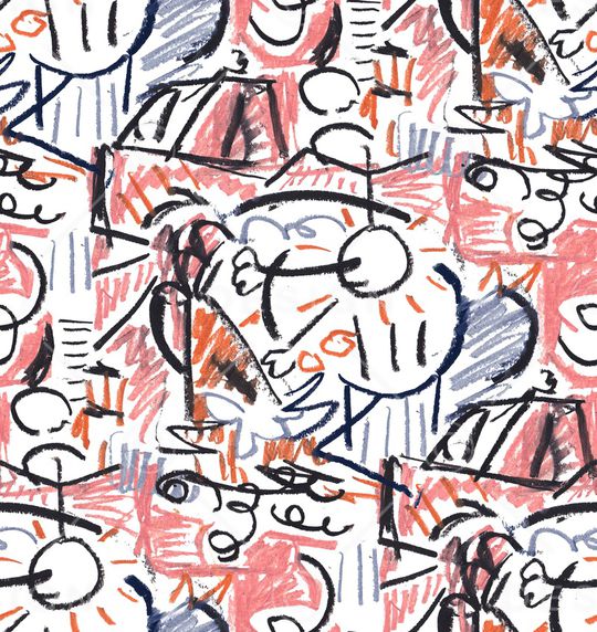 涂鸦印花华亿平台图片