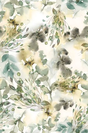 绿植树叶印花华亿平台图片