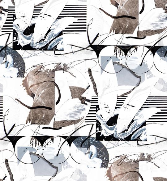 线条印花华亿平台图片