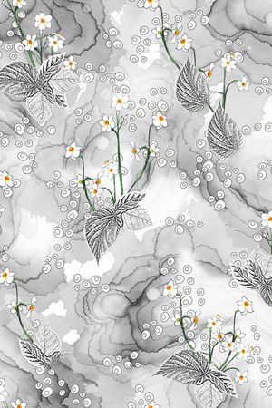 连衣裙印花华亿平台图片