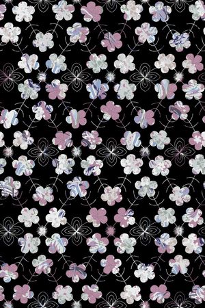 抽象印花华亿平台图片