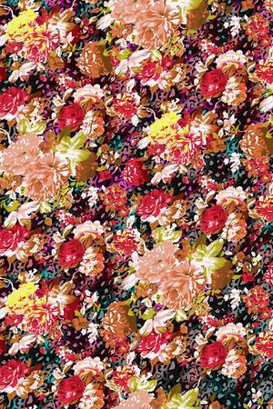 满底花印花华亿平台图片