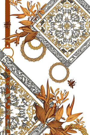 佩斯利印花华亿平台图片