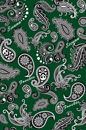 佩斯利印花华亿平台图片