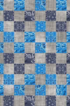 格子印花华亿平台图片