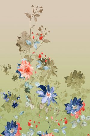 绿植树叶印花华亿平台图片