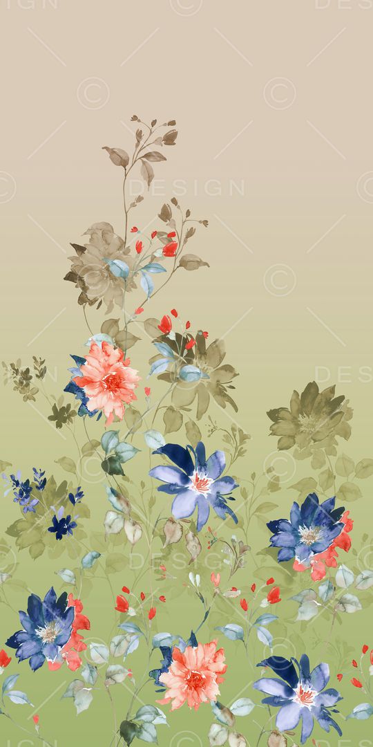 绿植树叶印花华亿平台图片