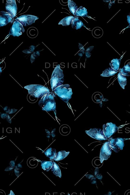 花卉蝴蝶印花华亿平台图片