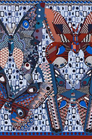 条纹印花华亿平台图片