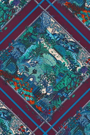 条纹印花华亿平台图片