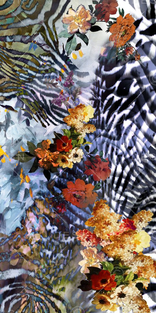 条纹印花华亿平台图片