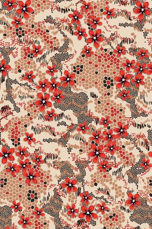 几何印花华亿平台图片