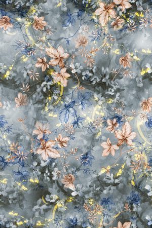 绿植树叶印花华亿平台图片