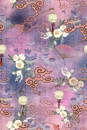 绿植树叶印花华亿平台图片