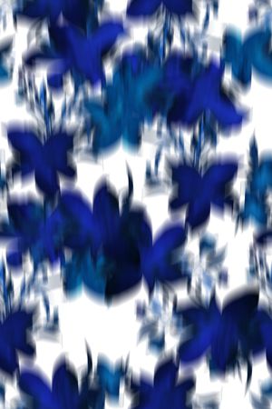 抽象花卉印花华亿平台图片