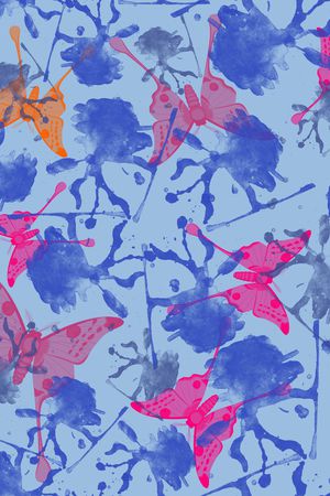 扎染华亿平台印花华亿平台图片