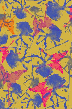 扎染华亿平台印花华亿平台图片