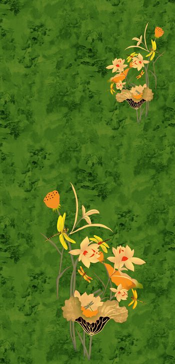 定位花印花华亿平台图片