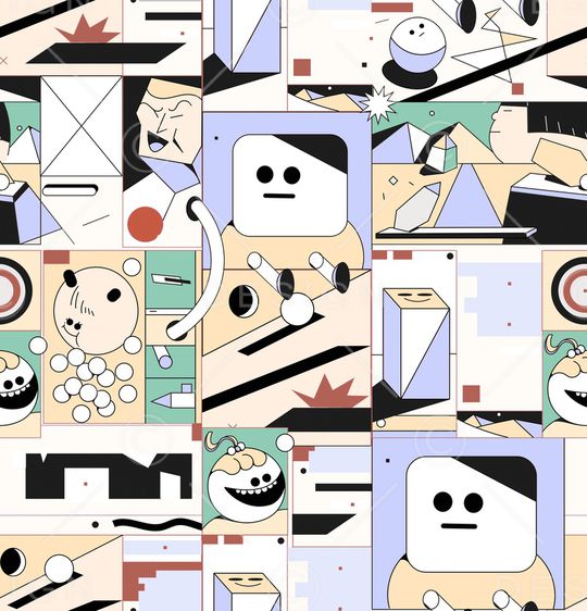 趣味印花华亿平台图片