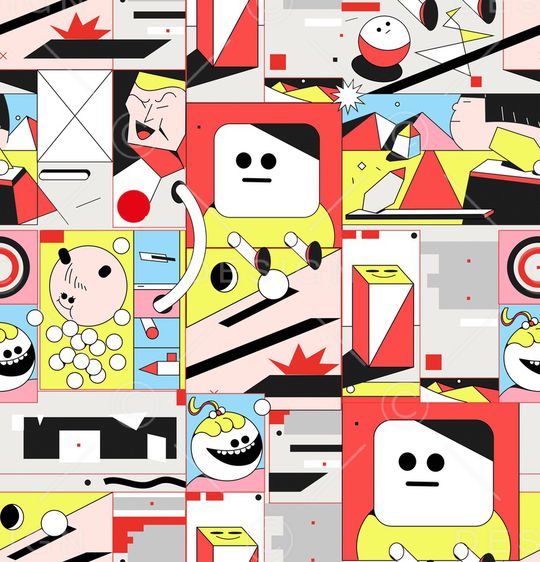 趣味印花华亿平台图片